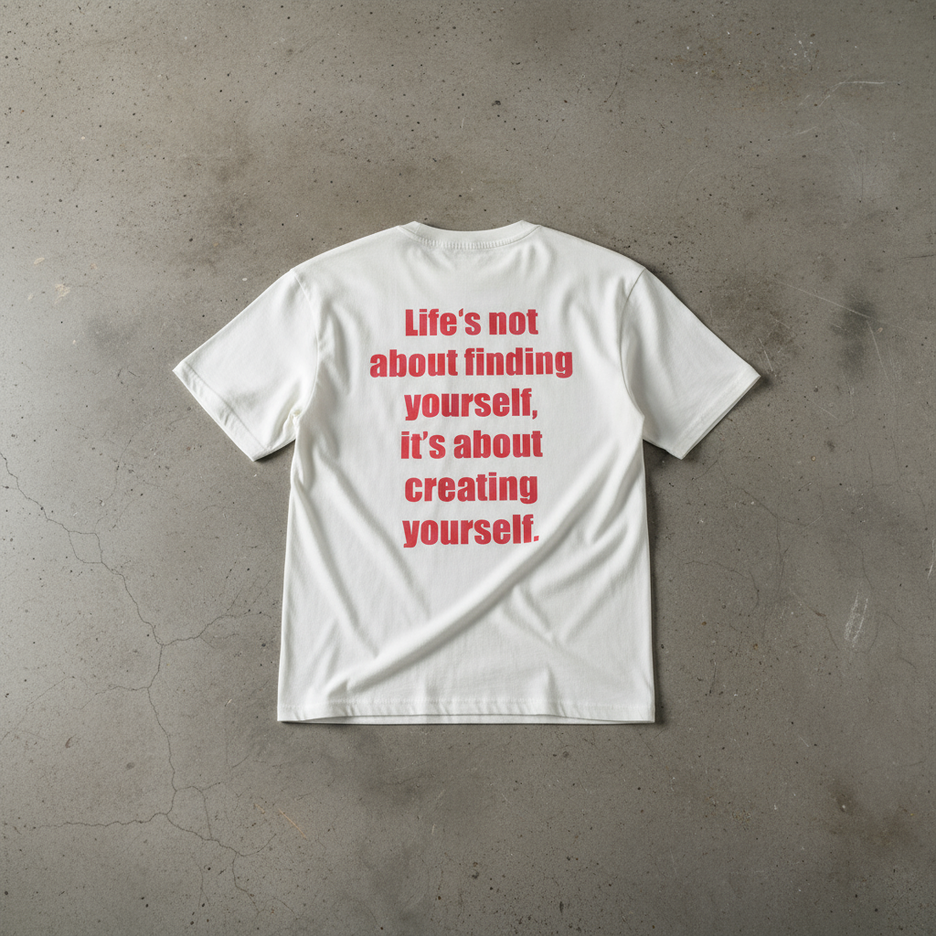 CREATE YOURSELF Oversized Shirt