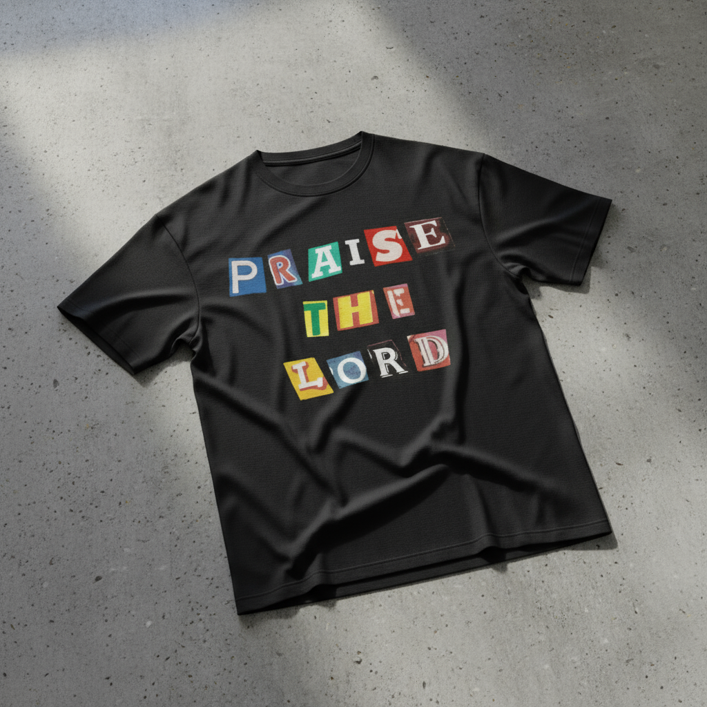 PRAISE THE LORD Oversized Shirt