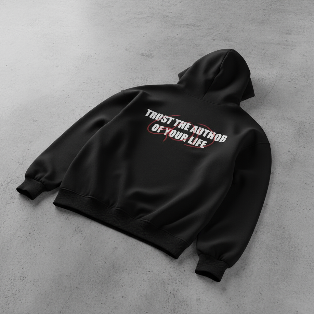 TRUST THE AUTHOR oversized Hoodie