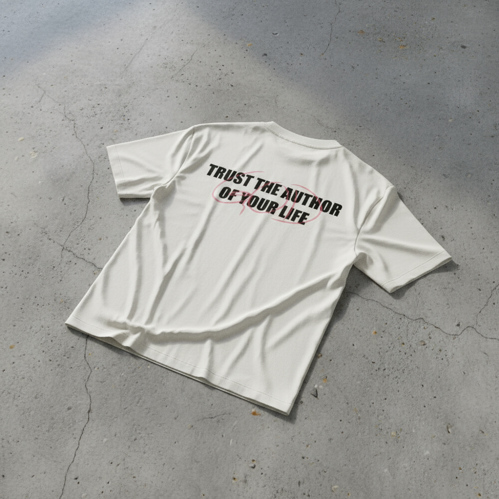 TRUST THE AUTHOR Oversized Shirt