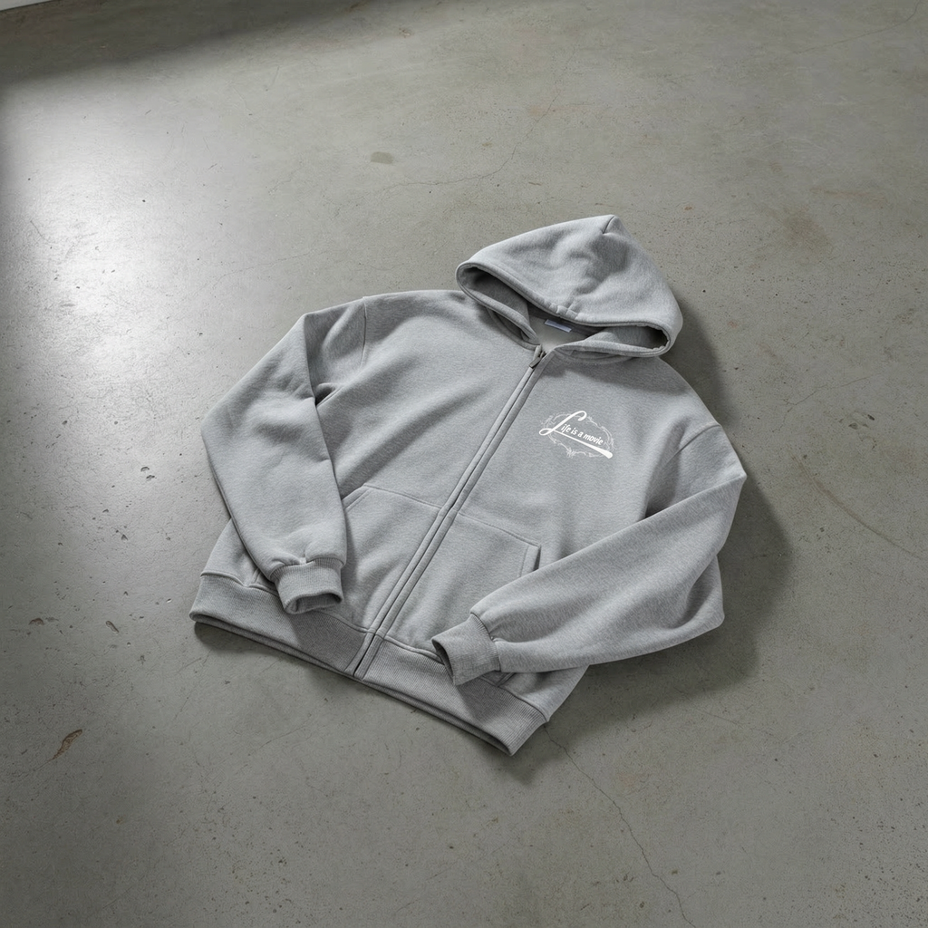 LIAM oversized Zipper Hoodie