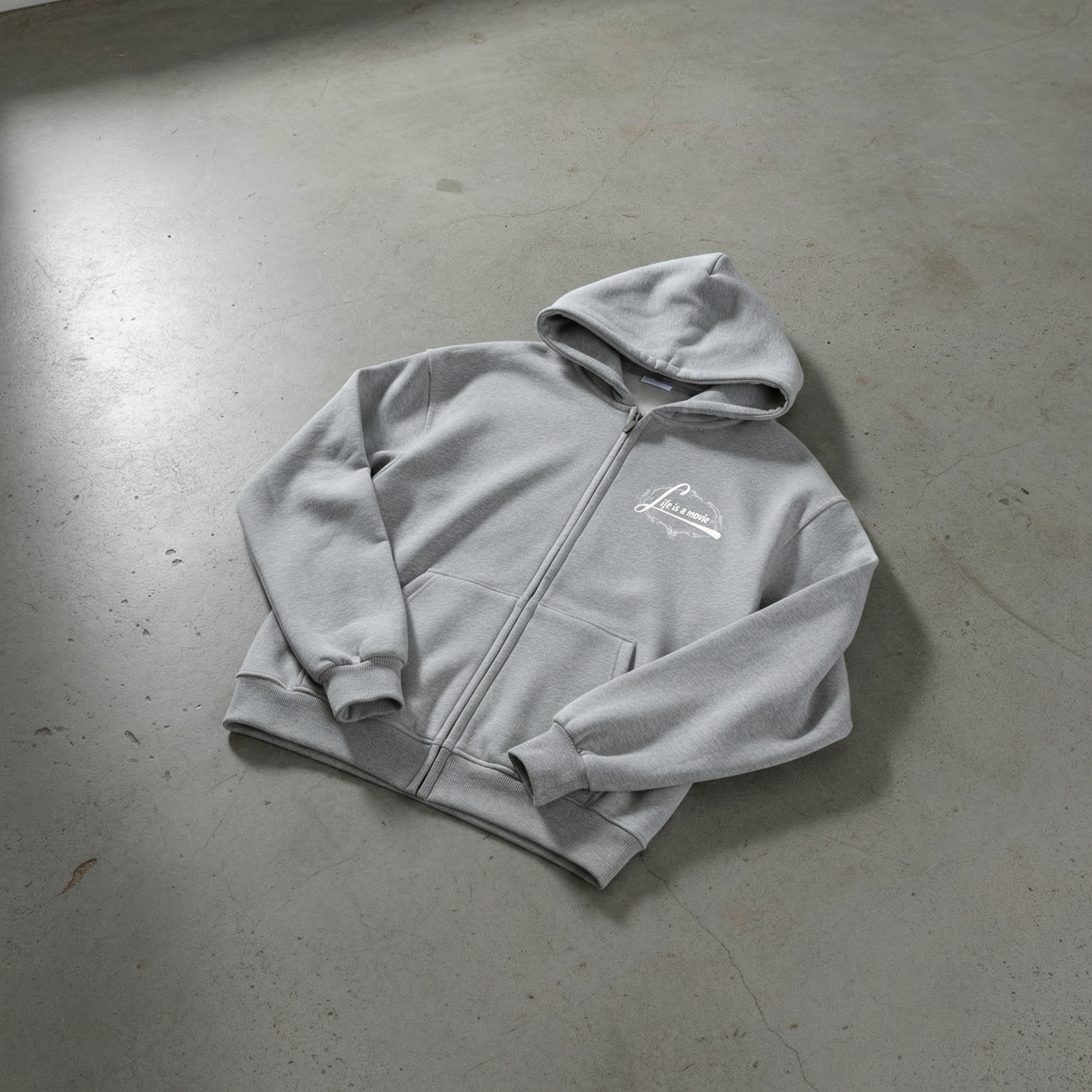 LIAM oversized Zipper Hoodie